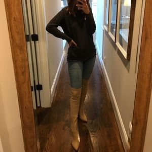 Steve Madden suede thigh high boots